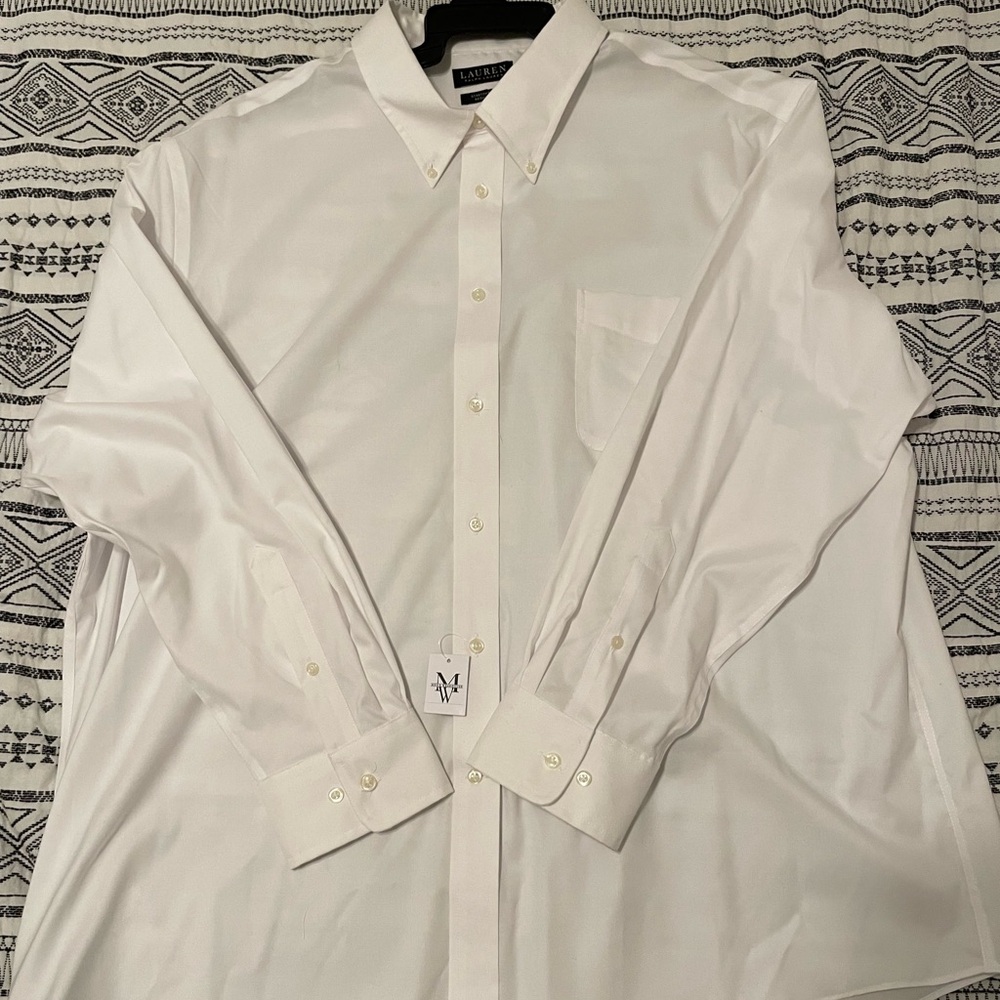 Lauren Ralph Lauren Long Sleeve Dress Shirt Button Down